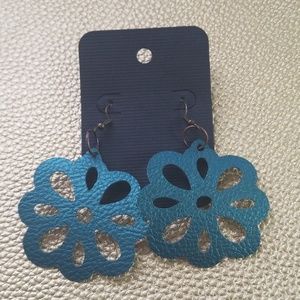 Faux Leather Earrings